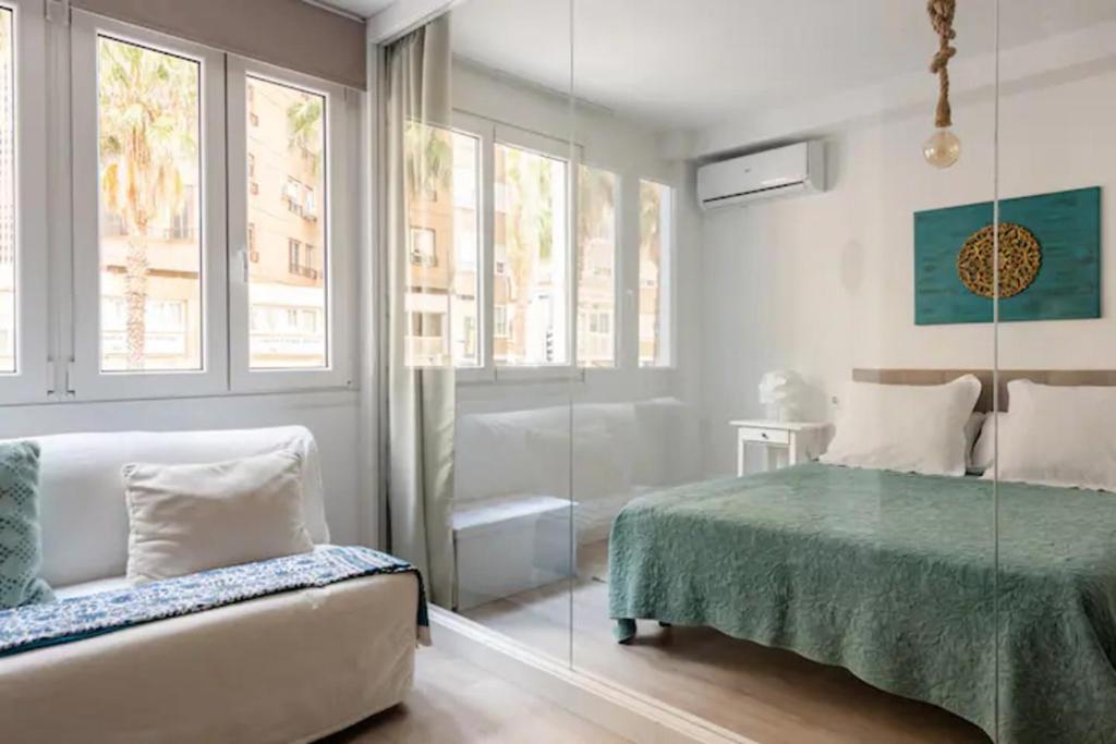 Nuevo Apartamento Lujo Playa Malagueta-Centro Малага Екстер'єр фото